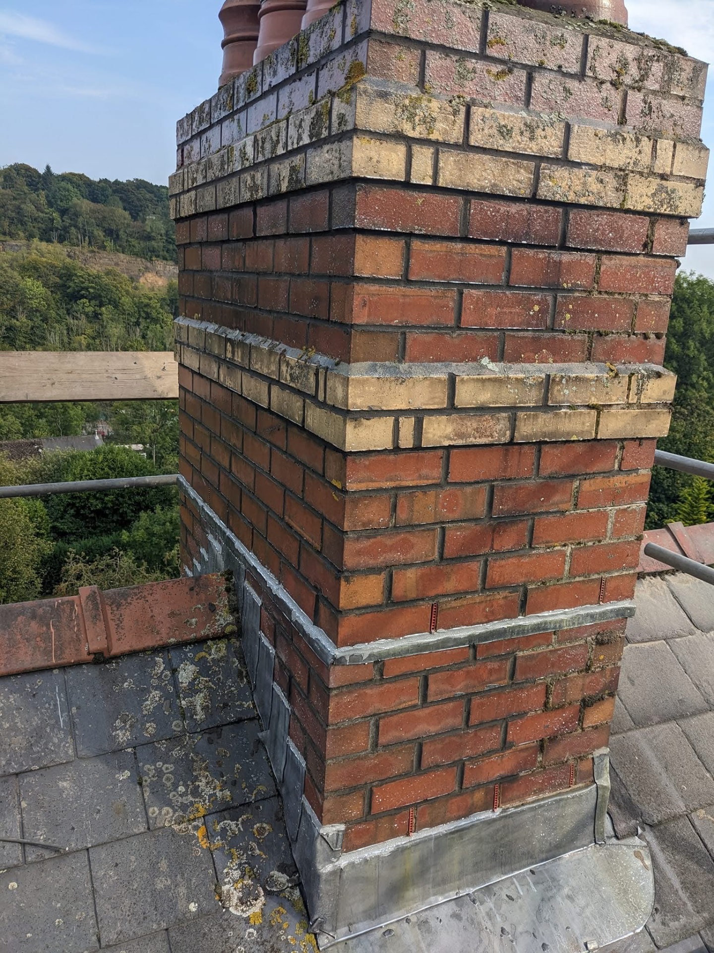 Chimney repointing & leadwork